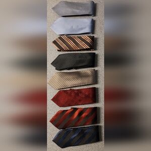 Bundle Sean John Giorgio Armani 100% Silk Ties Multiple Colors And Designs